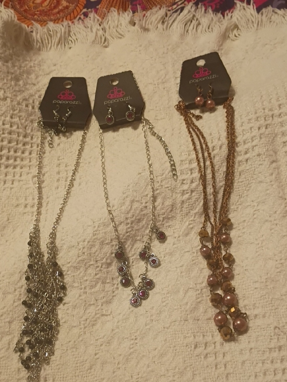 paparazzi Three Sets Of New Jewelry